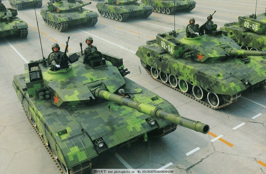 中国99式坦克图片