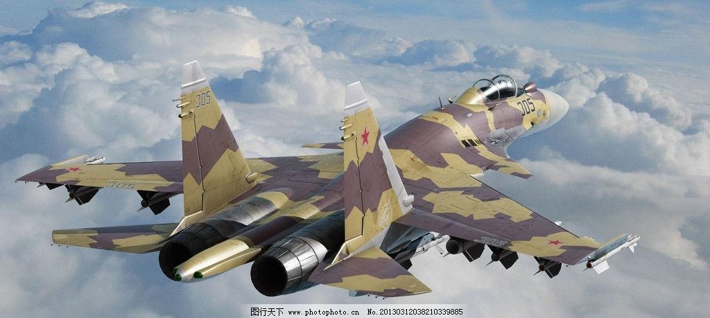 苏霍伊战斗机图片,军事 武器 飞机 俄罗斯 重型战斗机-图行天下图库