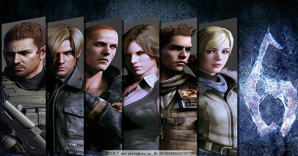 生化危机人物 游戏壁纸 动漫壁纸 卡通壁纸 动漫动画