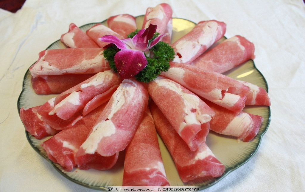 肥牛卷,肥牛,肥羊,火锅,重庆,拼盘,配菜,传统美食,餐饮美食,摄影,72DPI,JPG