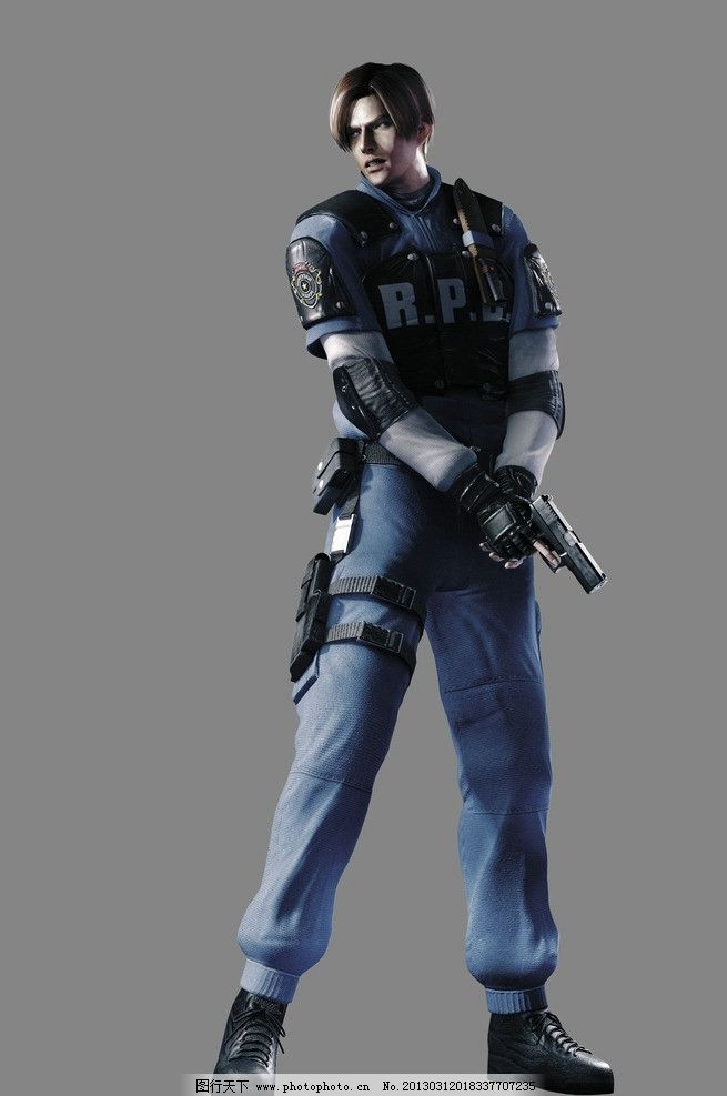 生化危机,里昂,生化危机男主角,生化危机2主角,生化危机4人物,动漫人物,动漫动画,设计,72DPI,JPG